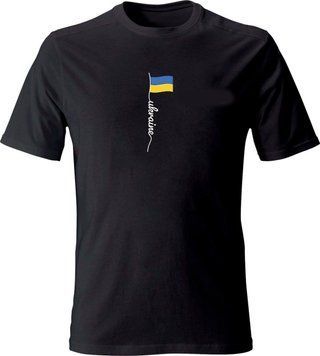 футболка прапор України (арт футболка прапор України) опт та роздріб футболка Прапор Ukraine фото