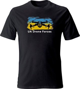футболка дрон сила(арт дрон сила)опт та роздріб футболка UA Drone Forces фото
